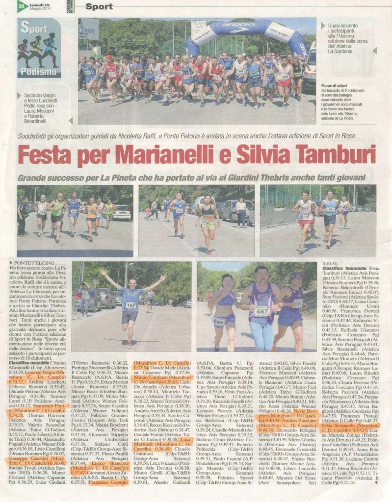 Articolo P.Felcino